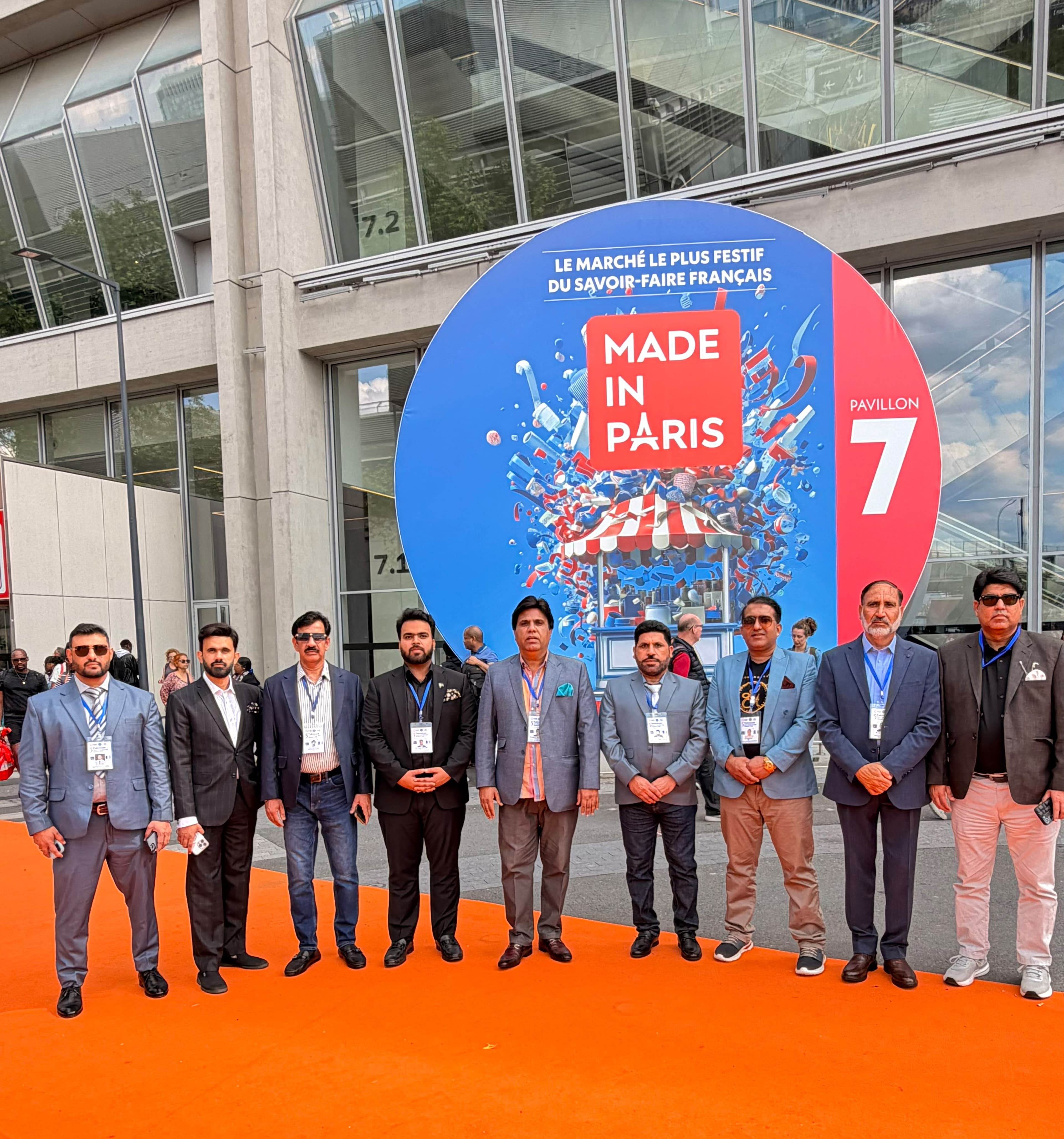 Business leaders participating in an international delegation